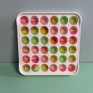 The Found Push Pop Bubble Fidget Toy, Pastel Popper Sensory Kids Toy